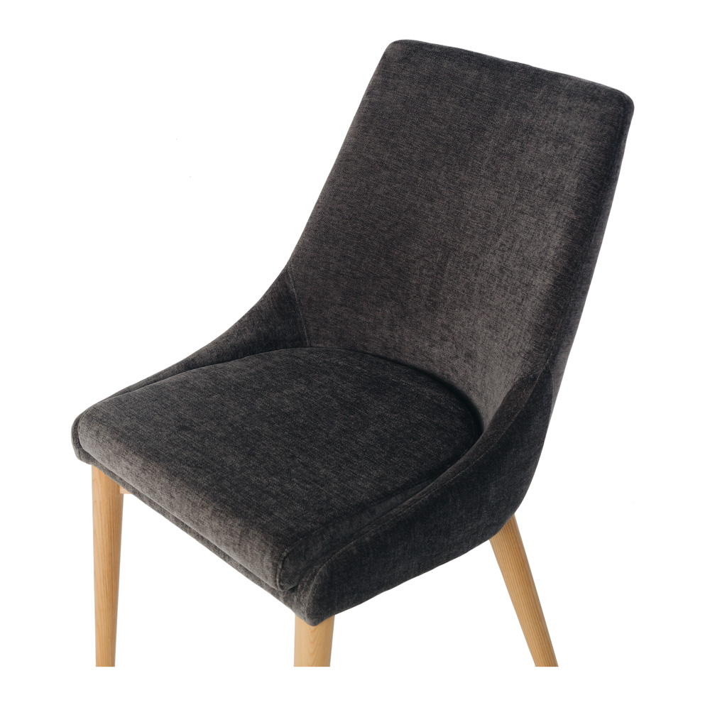 Eva Dining Chair - Dark Grey Danny